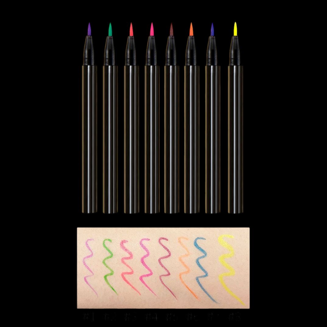 LBW COLORED PROOF EYE LINERS LEZETTE'S BEAUTY WORLD LLC