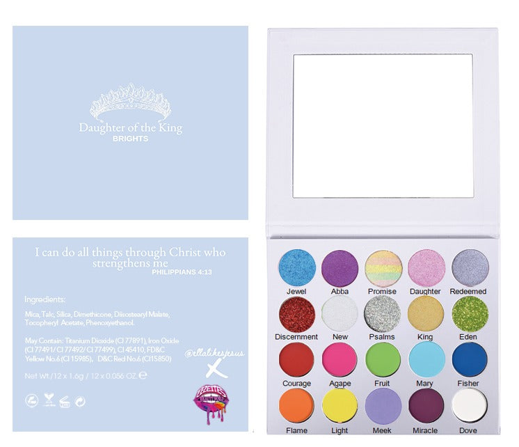 DAUGHTER OF THE KING BRIGHTS PALETTE