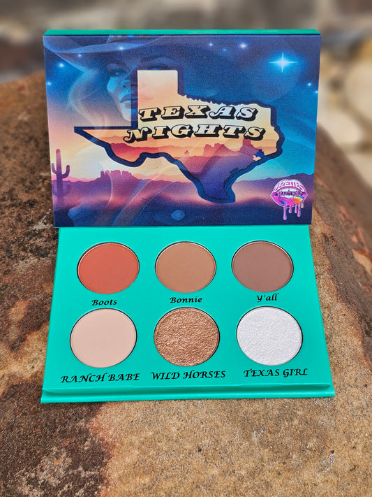 TEXAS NIGHTS MINI EYESHADOW PALETTE - LEZETTE'S BEAUTY WORLD LLC