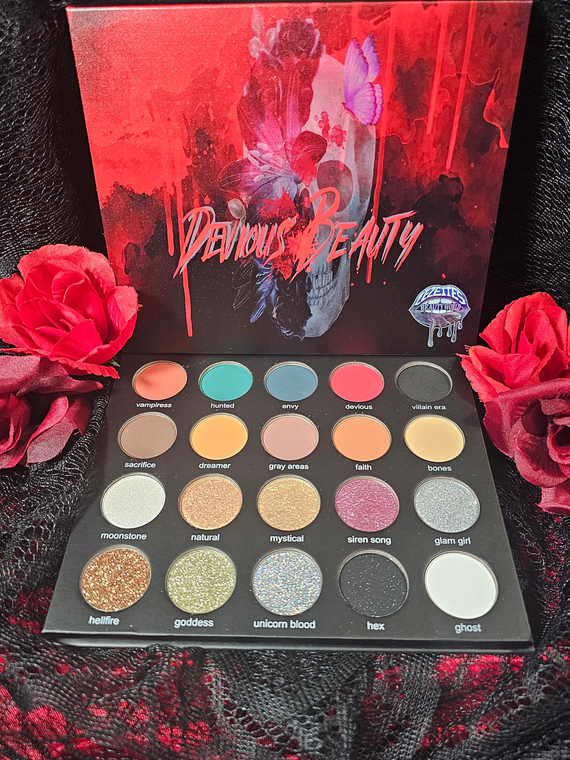 DEVIOUS BEAUTY X LBW PALETTE - LEZETTE'S BEAUTY WORLD LLC