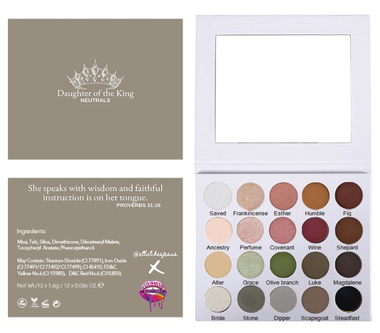 DAUGHTER OF THE KING NEUTRAL PALETTE
