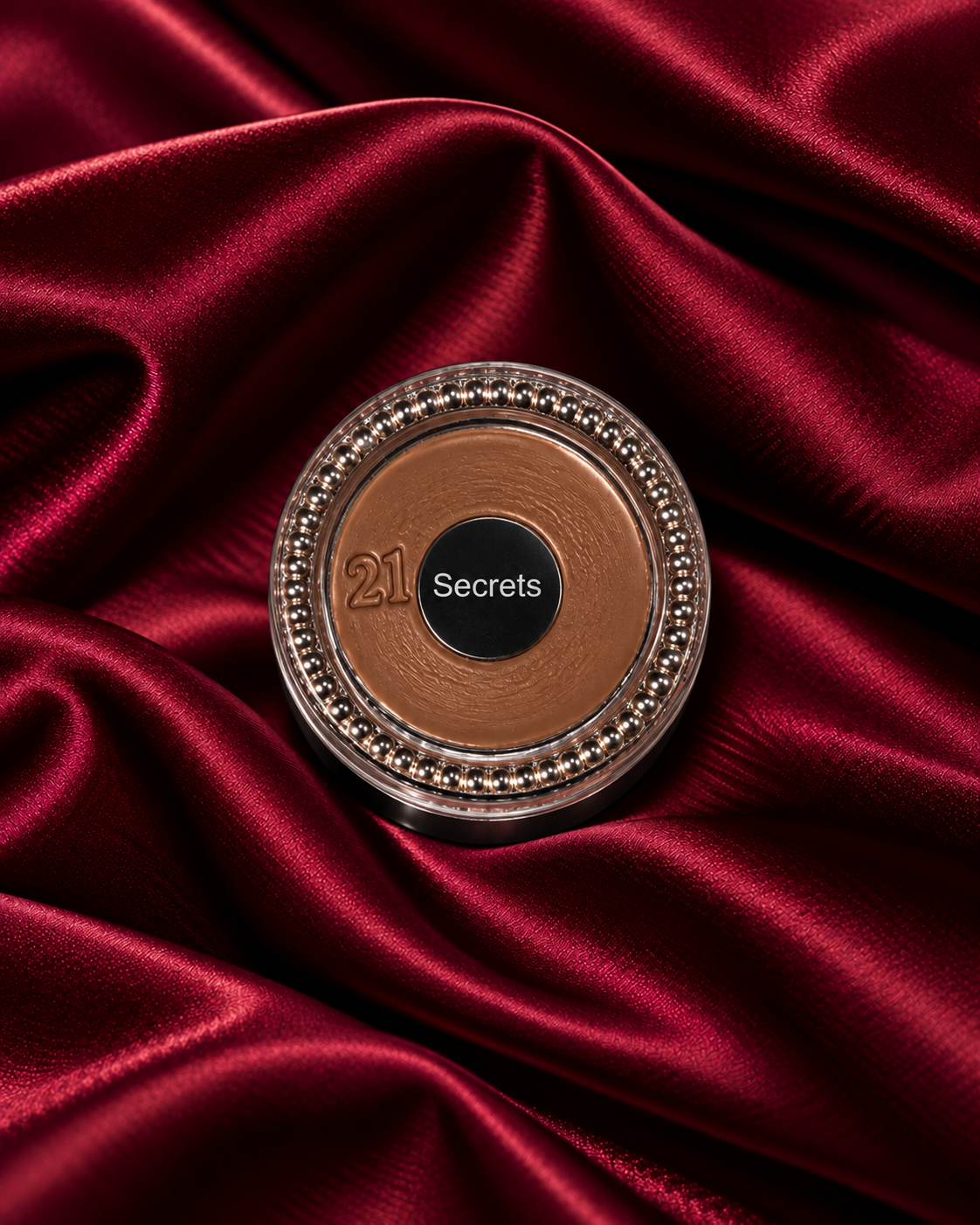 Lezette's Beauty World full coverage cream concealer, with a smooth, creamy texture, displayed in a sleek tube on a neutral background.